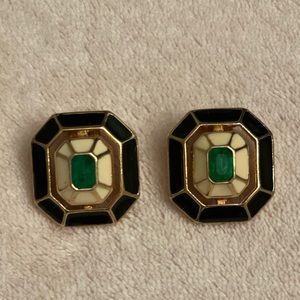 2 Pair of Vintage Christian Dior Clip On Earrings